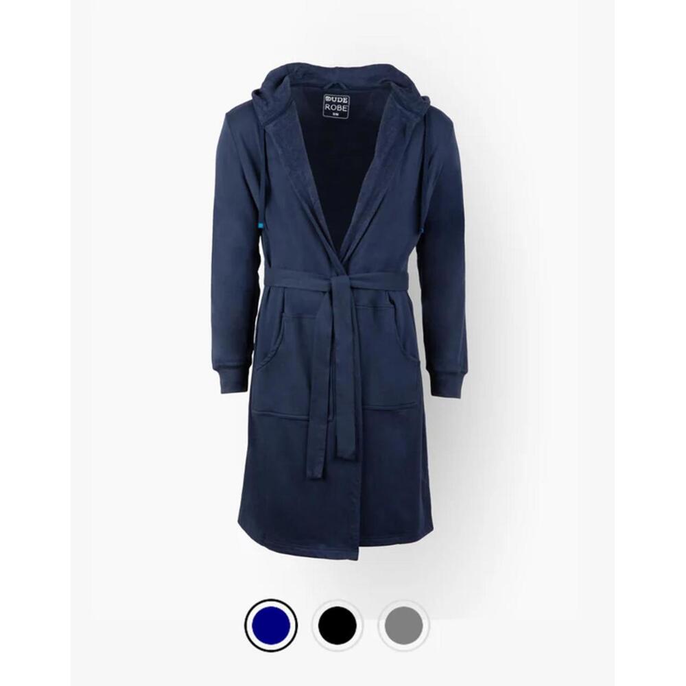Dude Robe L/XL Navy Bathrobe